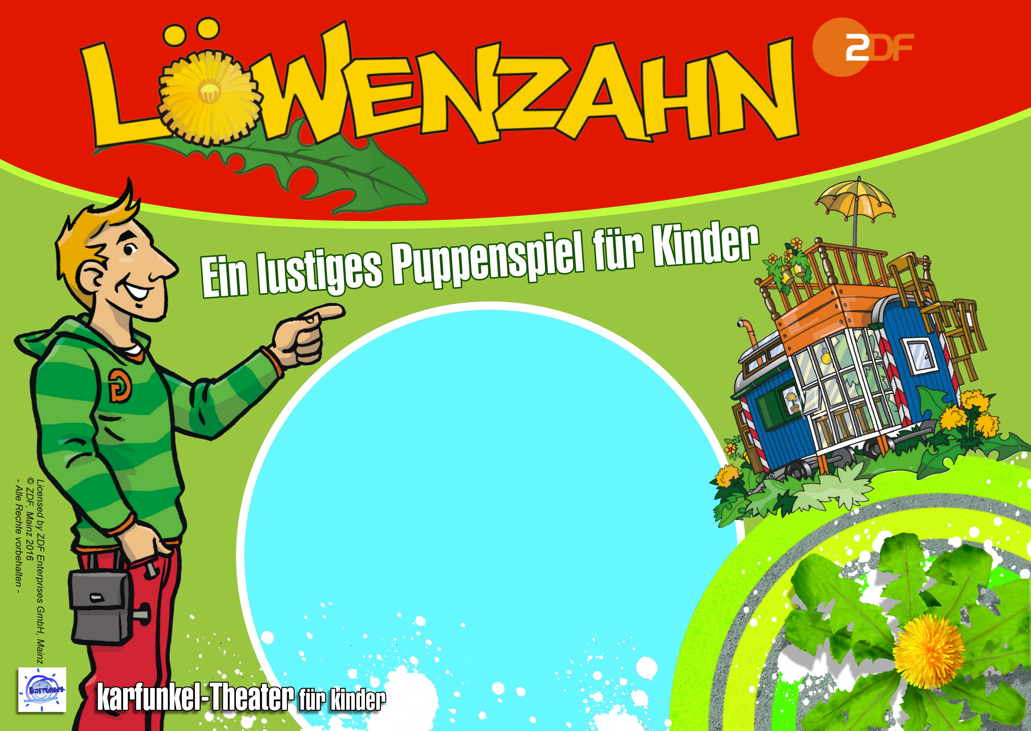 Löwenzahn Puppentheater Plakat
